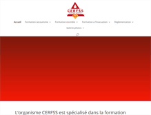 Tablet Screenshot of cerfss.com